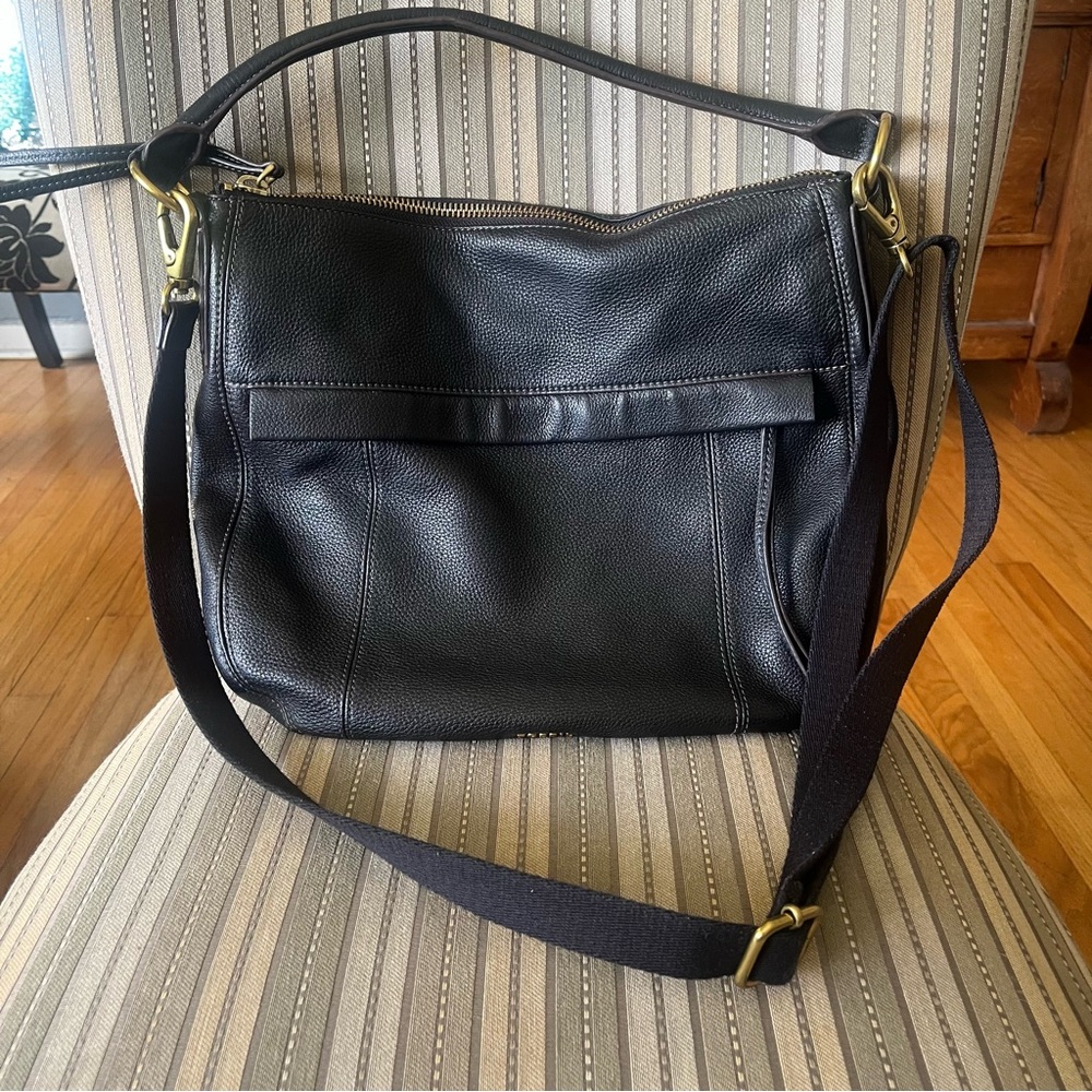 Fossil hobo bag, black leather